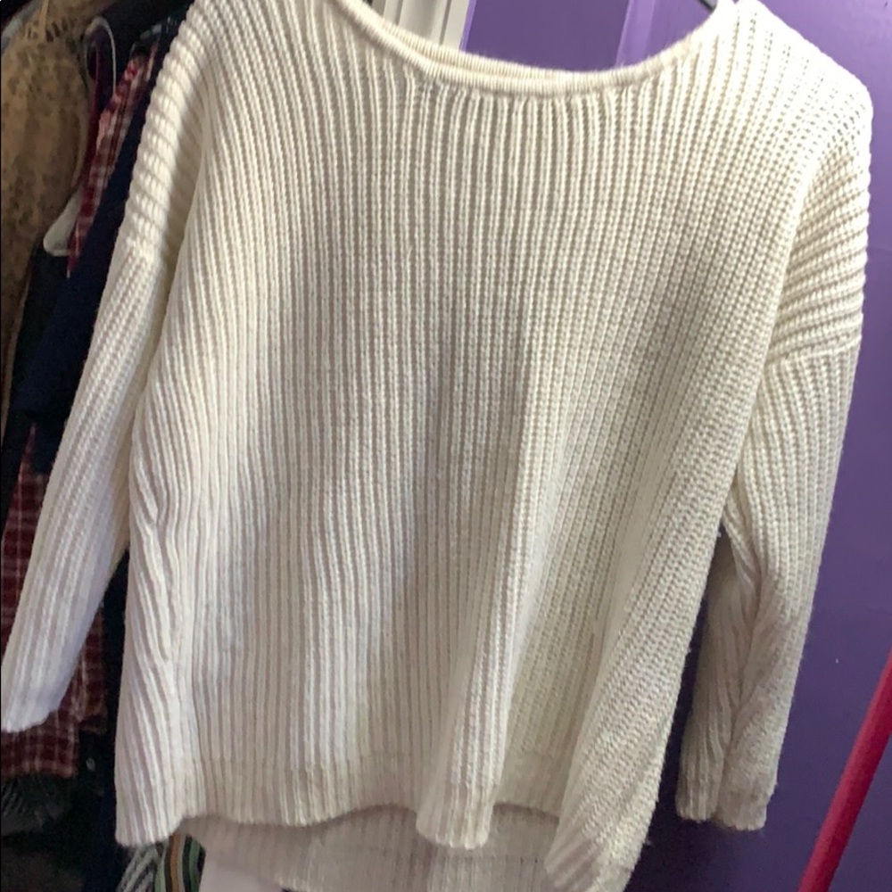 White sweater